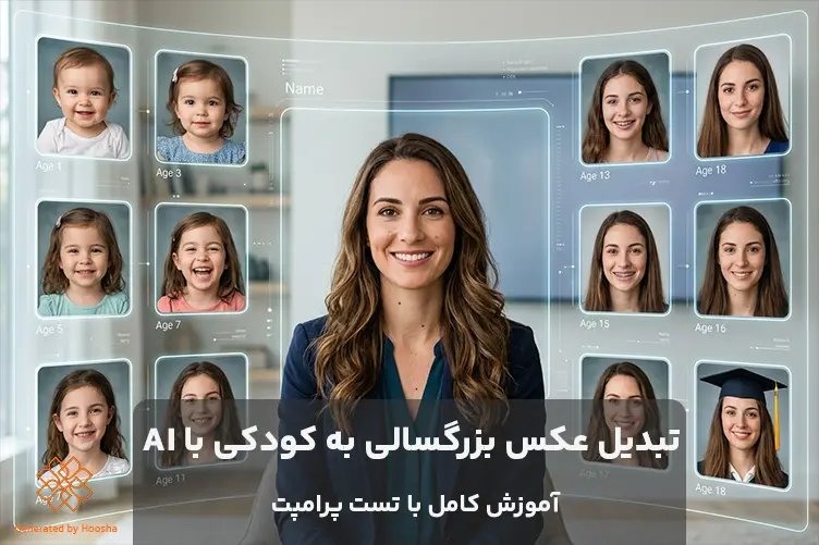 تبدیل عکس بزرگسالی به کودکی با هوش مصنوعی